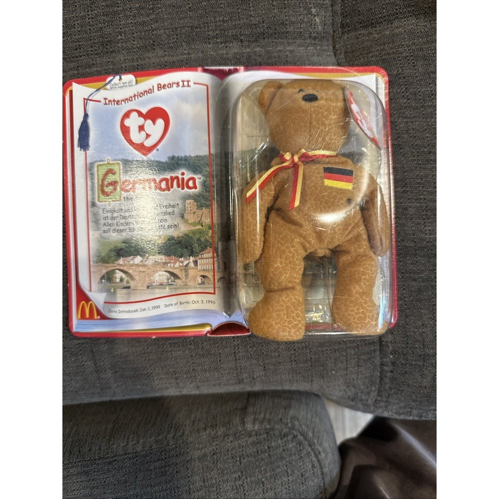 McDonalds International Bears II - Germania The Bear - Ty Beanie Baby Brand NIB